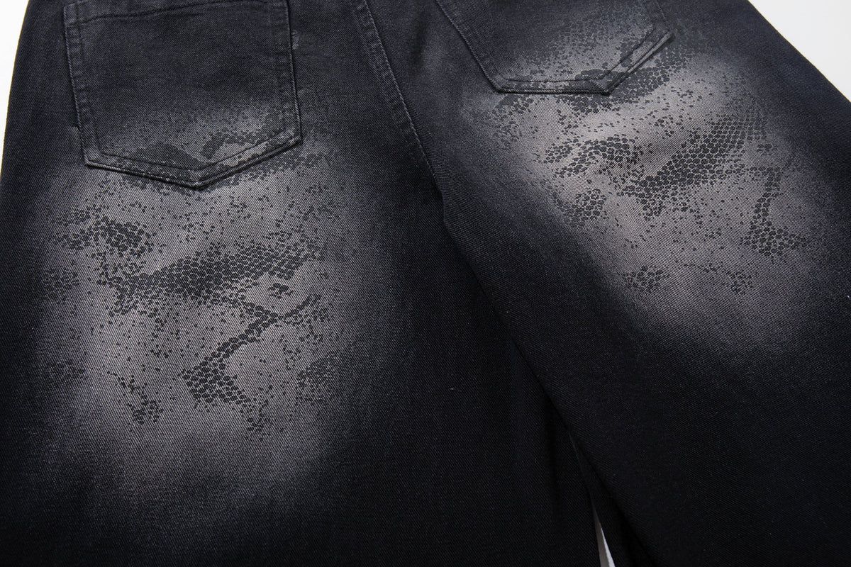 Pantalon large à motif camouflage Shadow Madxmarx