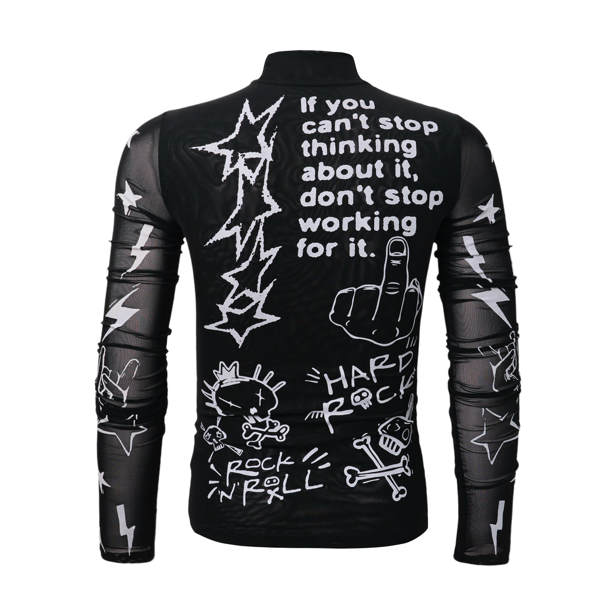 Madxmarx Graphic Long Sleeve Top