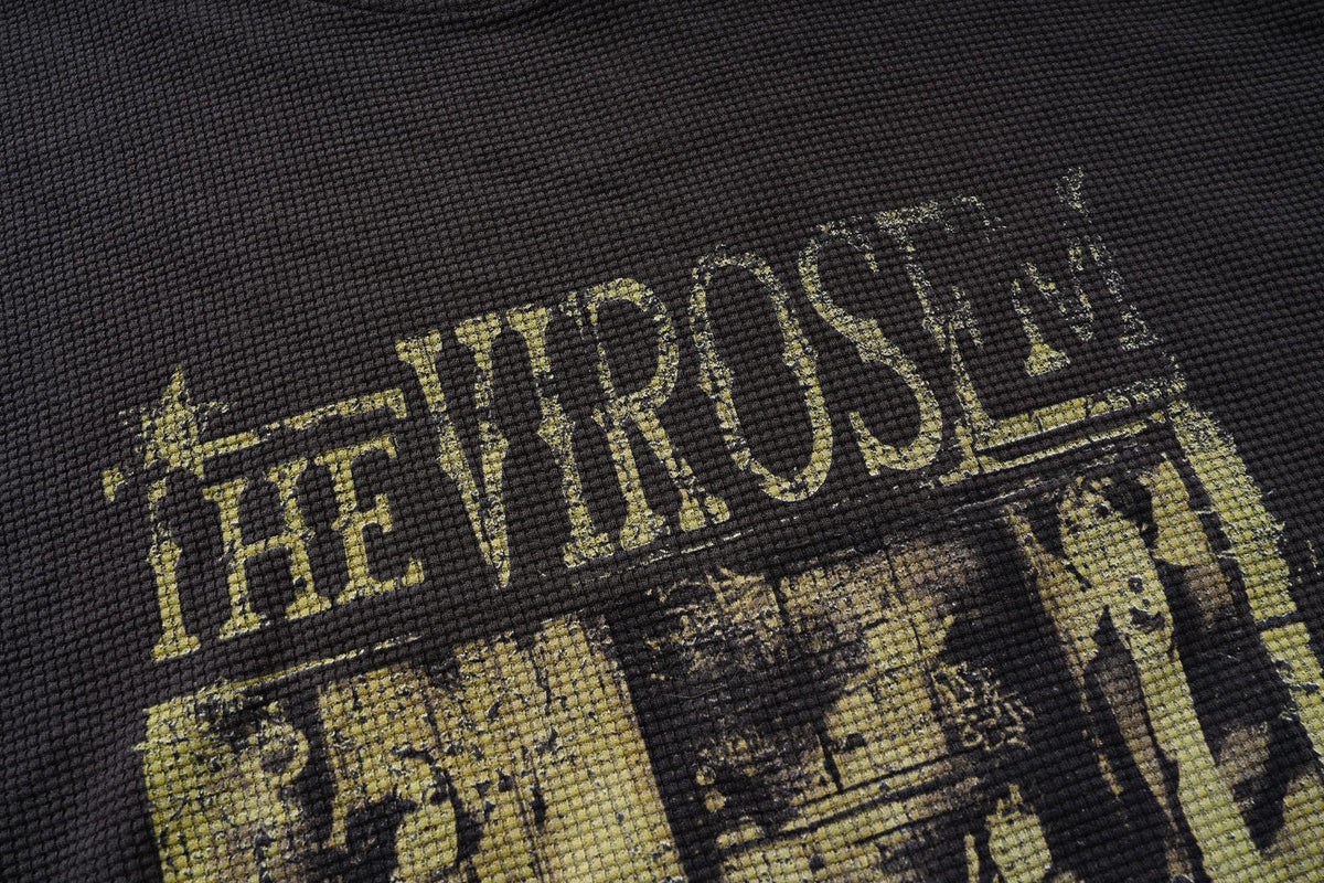Madxmarx Vintage Band Waffle Long Sleeve Tee
