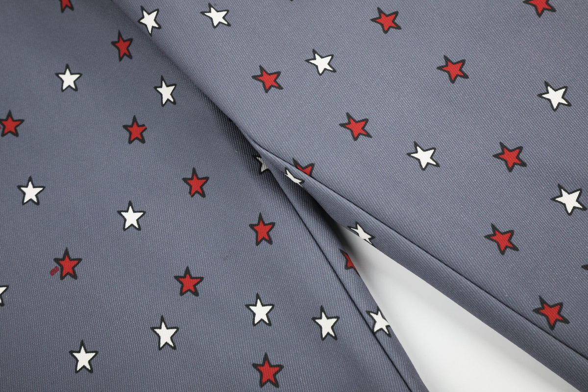 Madxmarx Star Print Wide-Leg Balloon Jeans