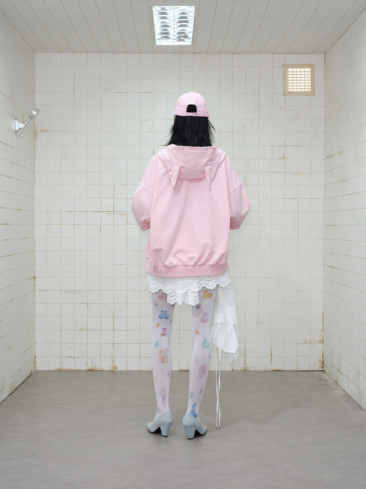 Madxmarx Gradient Graphic Zip Hoodie