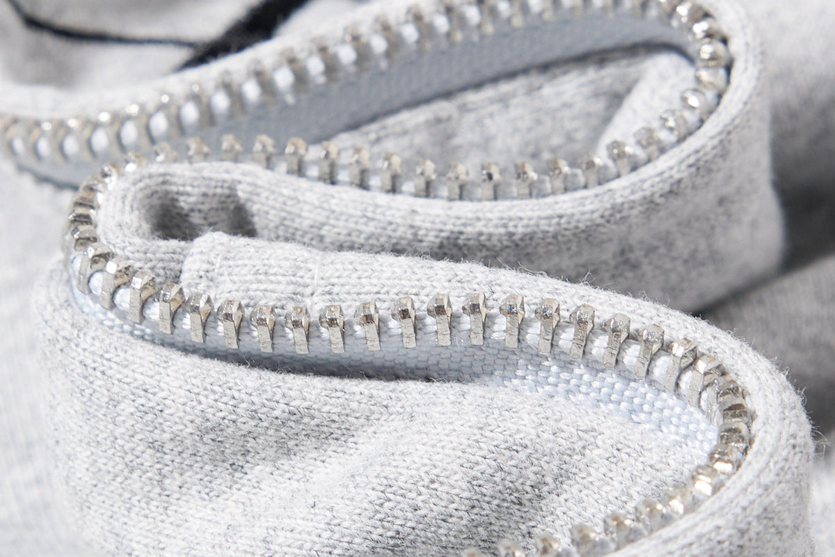 Madxmarx Script Graphic Zip-Up Hoodie