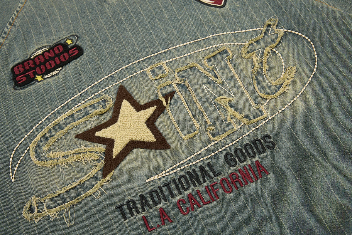 Madxmarx “Vintage Pinstripe Sport Tee”