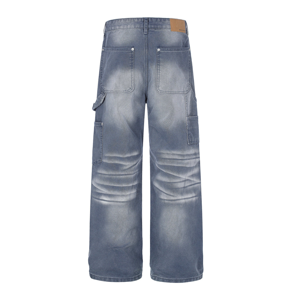 Madxmarx Jeans aus Denim mit gewaschenem Knittereffekt