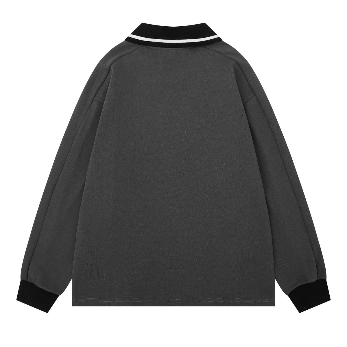 Madxmarx Contrast Panel Polo Sweatshirt