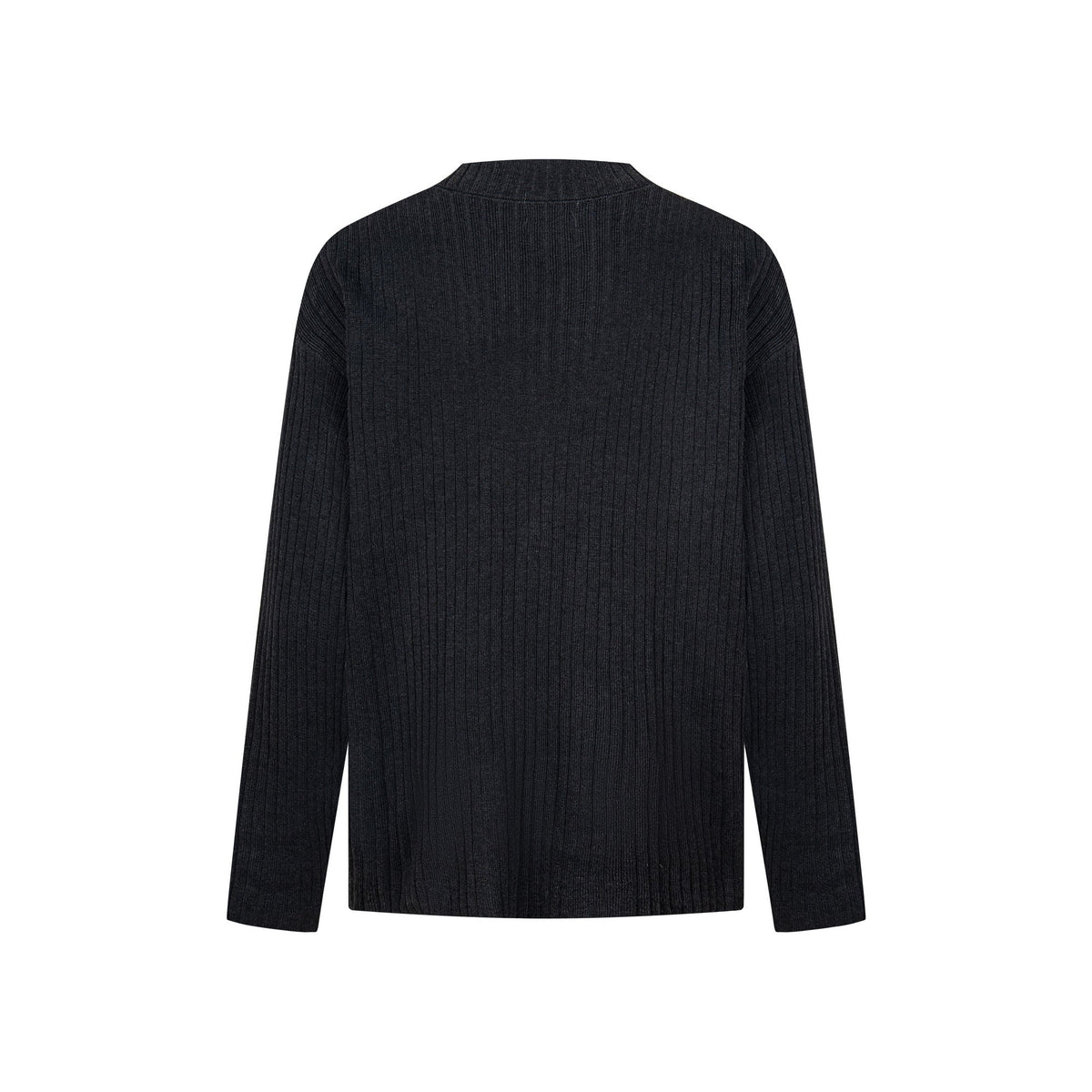 Madxmarx Graphic Ribbed Knit Top