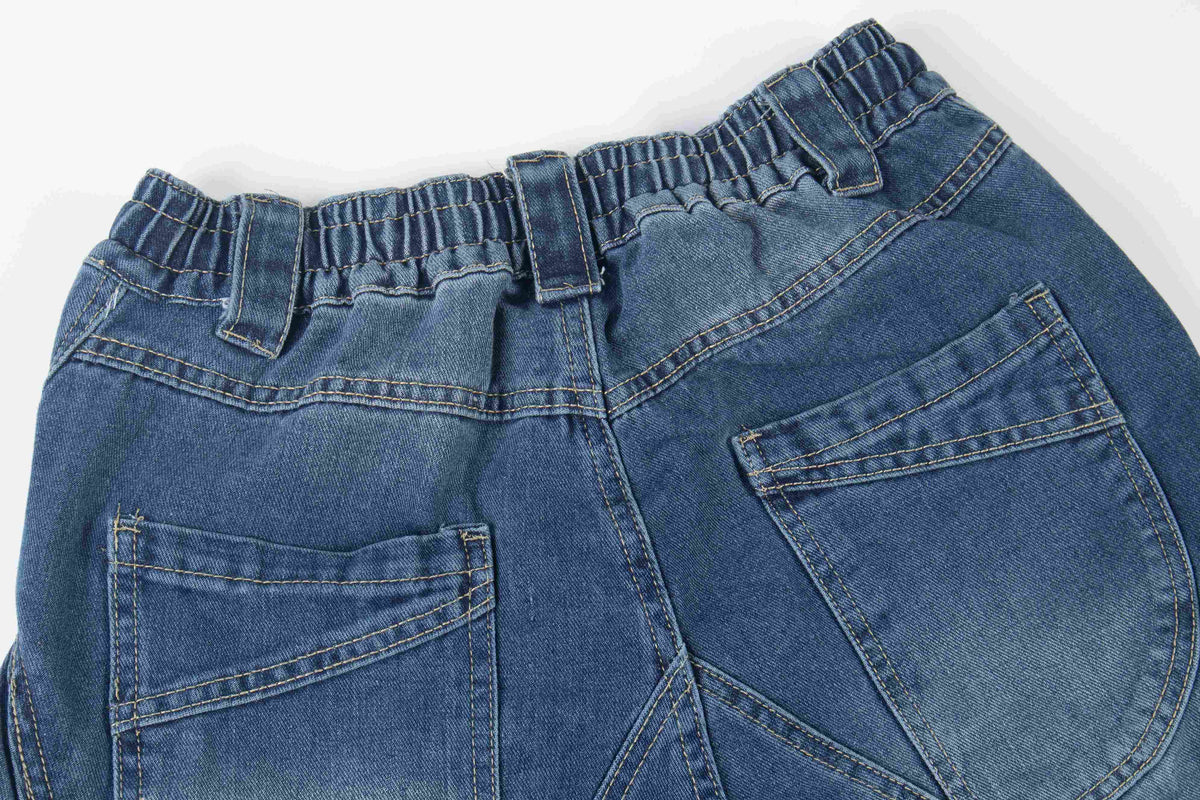 Madxmarx Multi-Pocket Baggy Denim Jeans