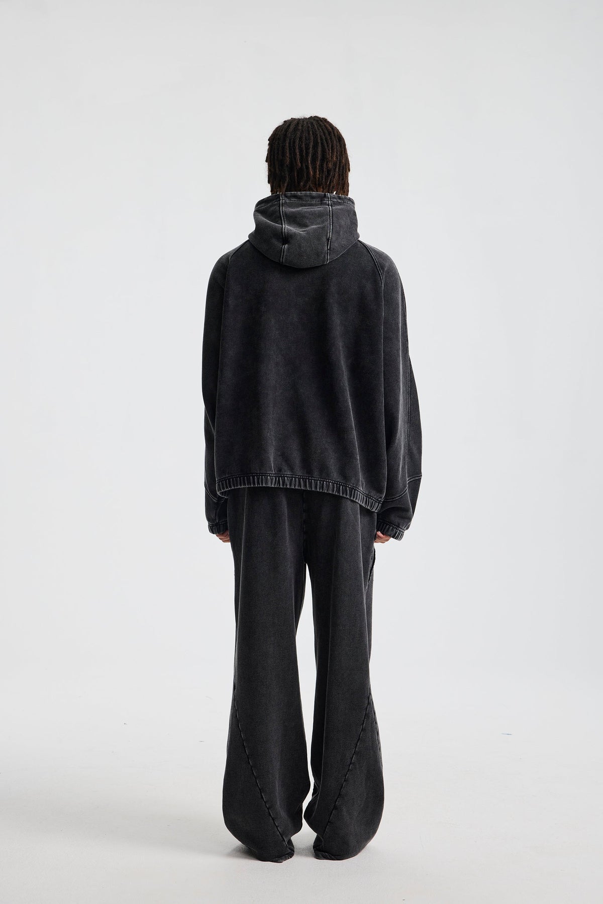 Madxmarx Curved-Seam Full-Zip Hoodie