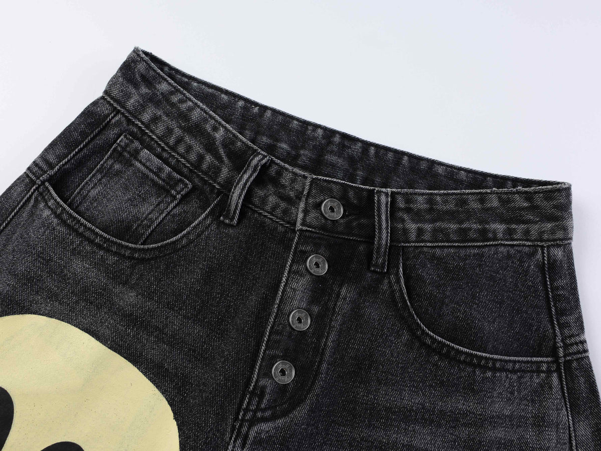 Madxmarx 1990 Graphic Wide-Leg Jeans