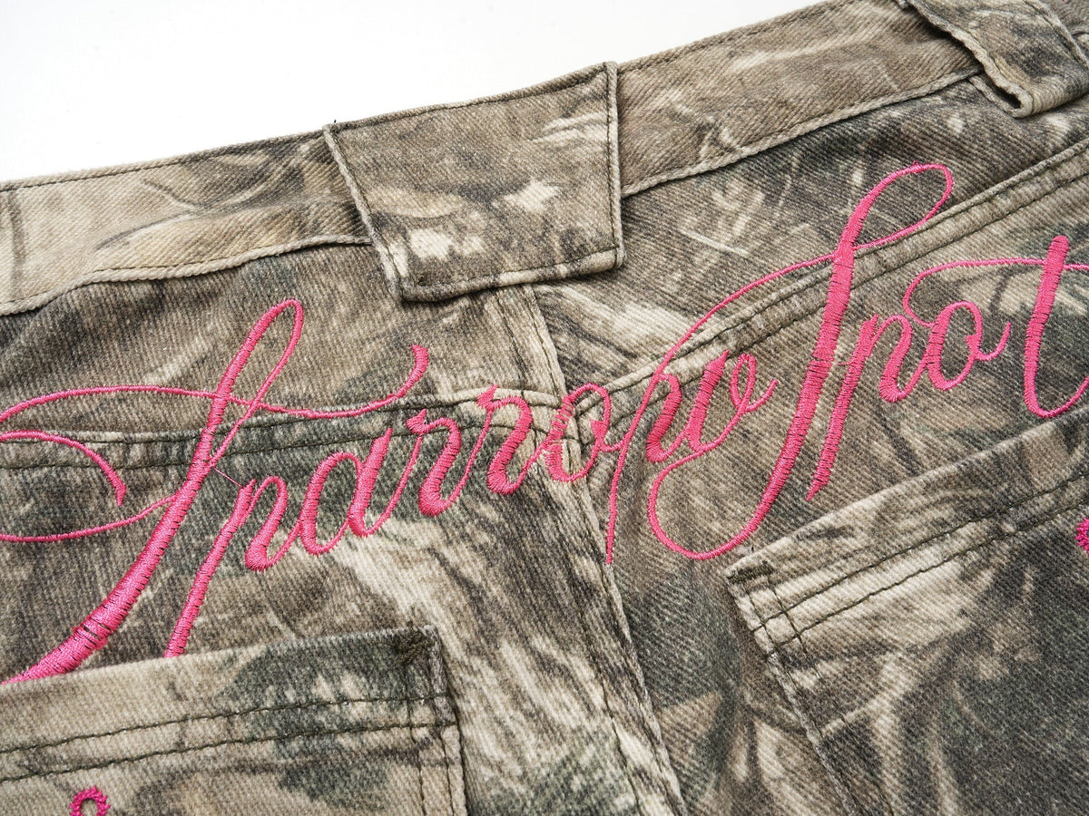 Madxmarx Forest Camo Wide-Leg Pants