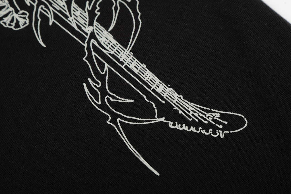 Madxmarx “Leopard Collar Graphic Polo Tee”