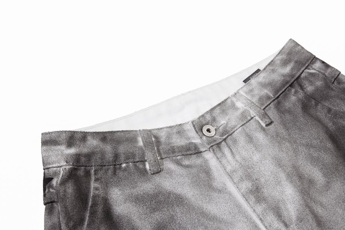 Pantalon large délavé à motif graphique Madxmarx