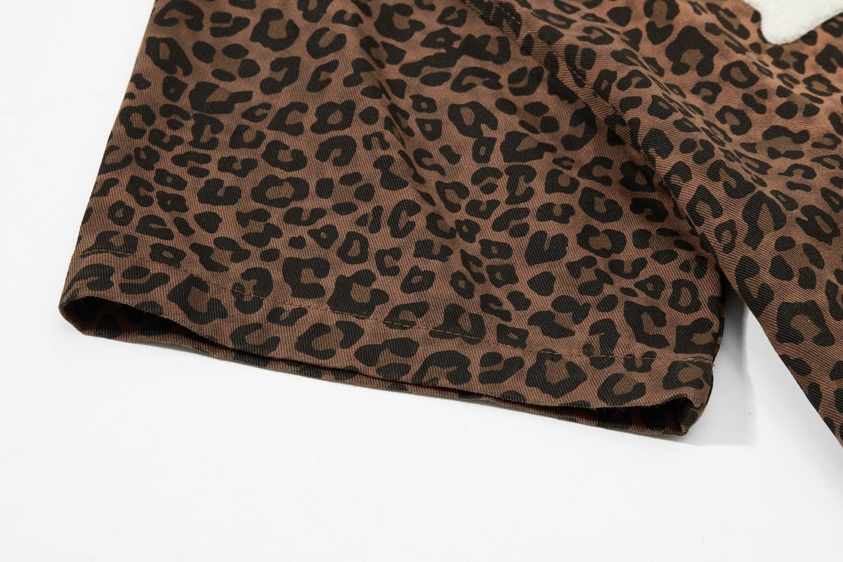 Madxmarx Leopard Print Statement Shirt
