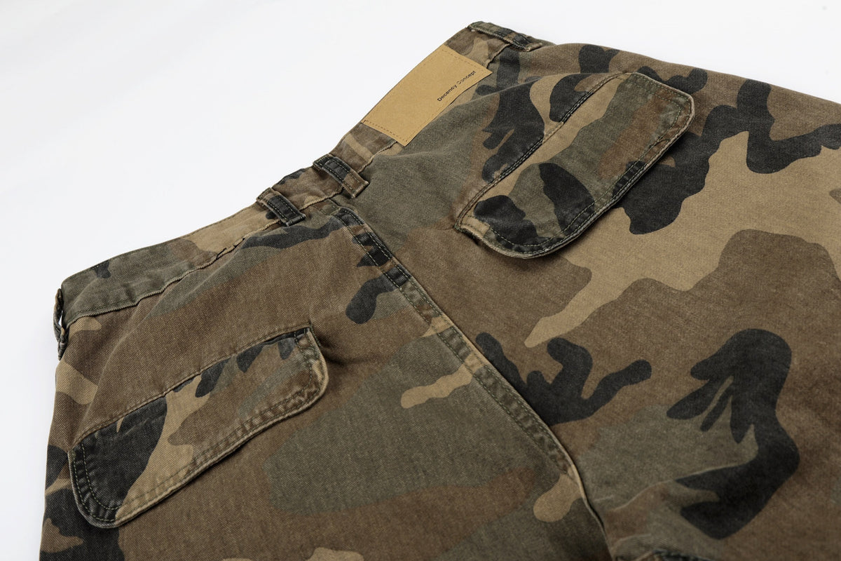 Madxmarx Oversized Camo Cargo Jeans