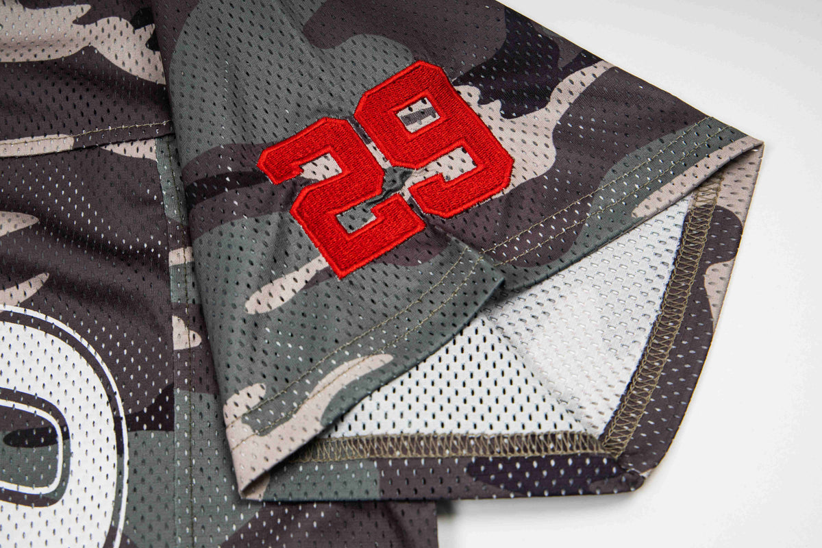 Madxmarx Camo Mesh Football Tee