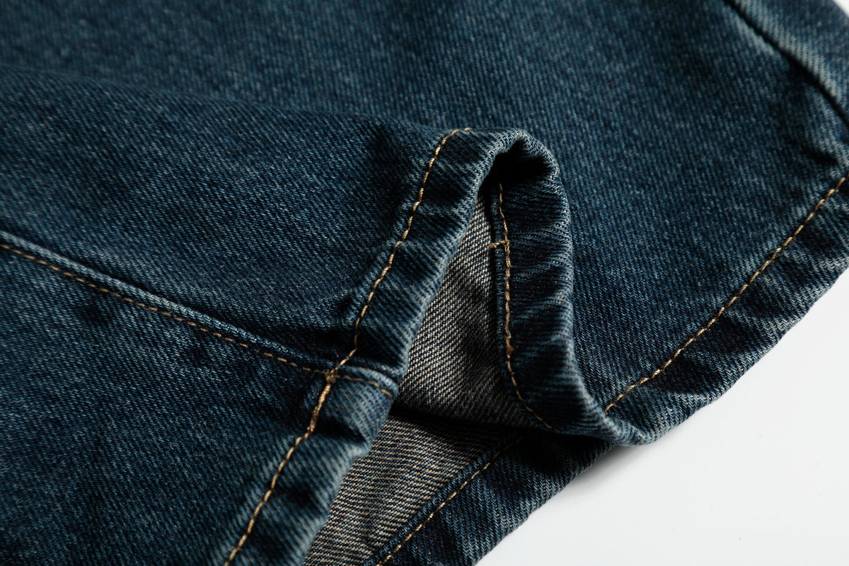 Madxmarx Vintage Whisker Wide-Leg Jeans