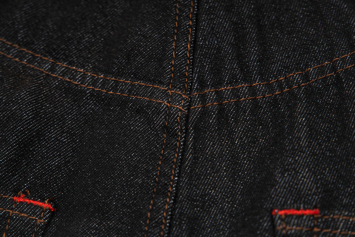 Pantalones de mezclilla de pierna ancha con cierre de gancho Madxmarx