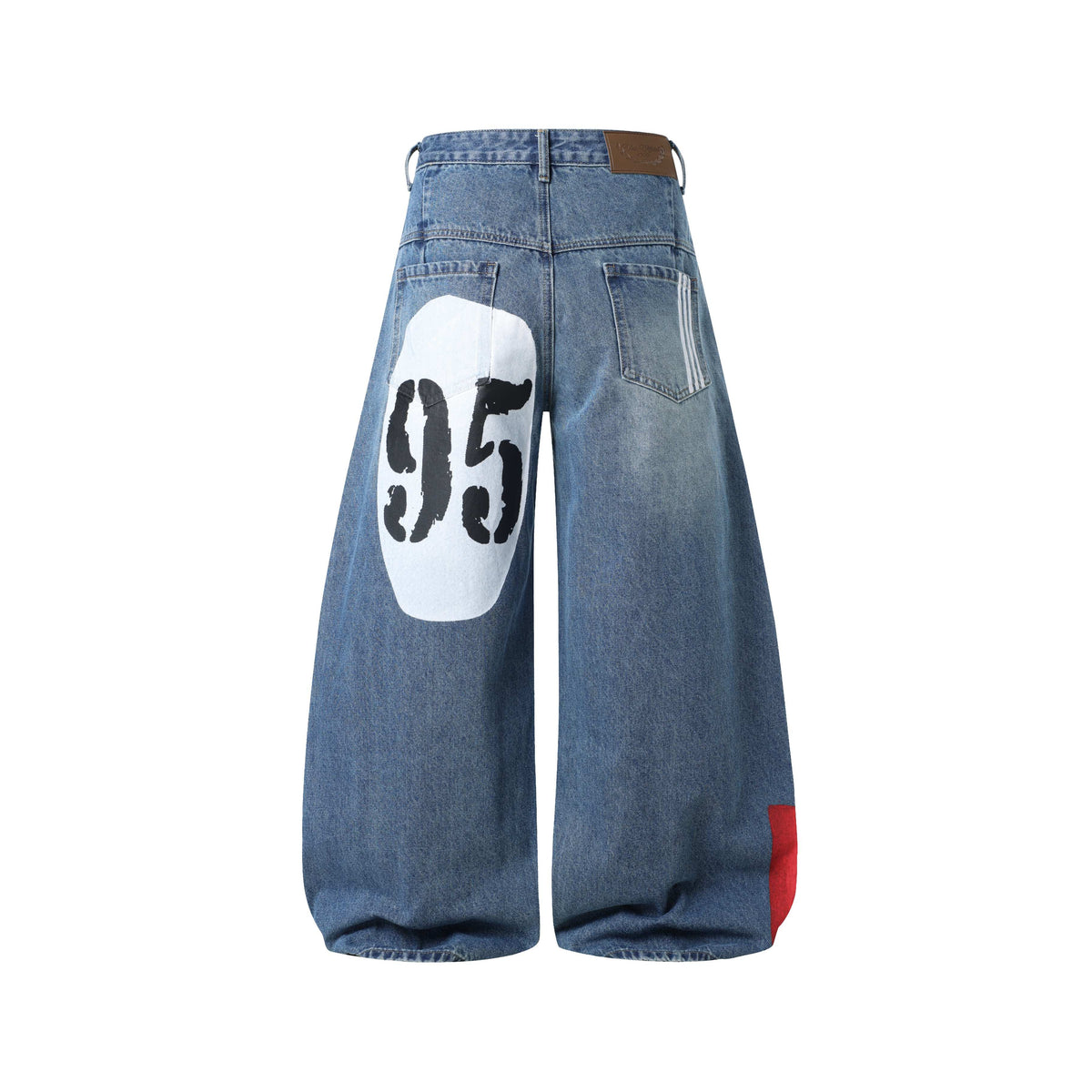 Madxmarx 1990 Graphic Wide-Leg Jeans