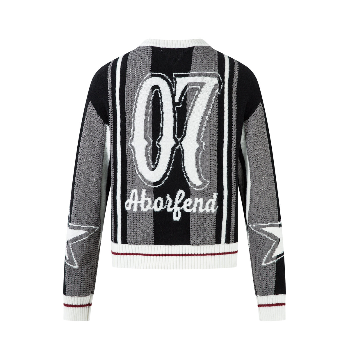 Madxmarx Varsity Stripe Knit Sweater