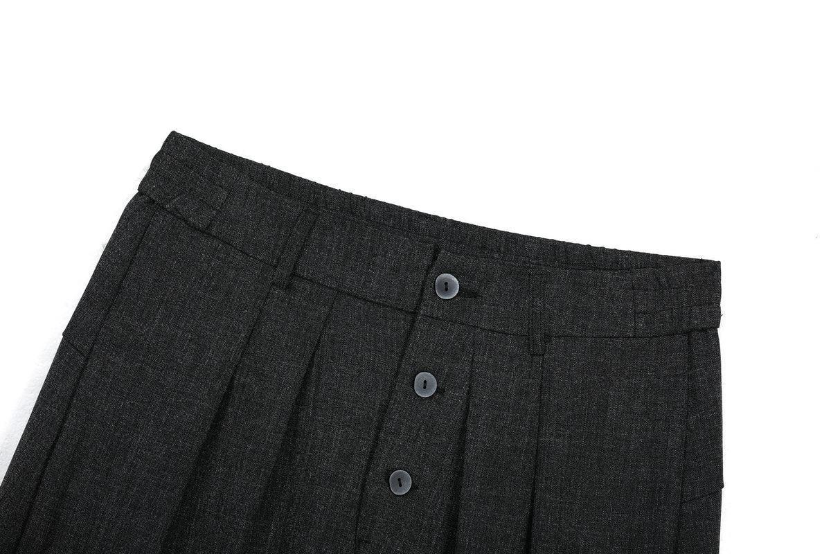 Madxmarx „Minimalistische weite Plisseehose“