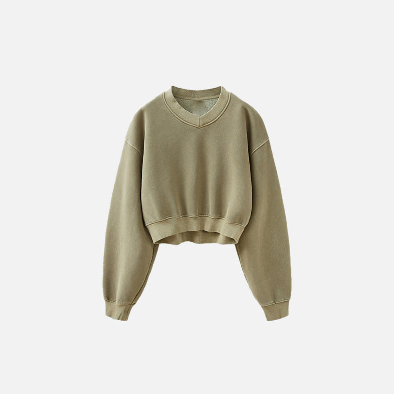 Women's Fleece Cropped Sweatshirt