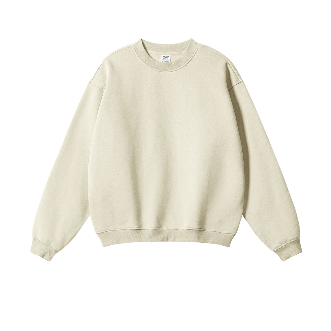 Fleece Lining Oversize Sweatshirt