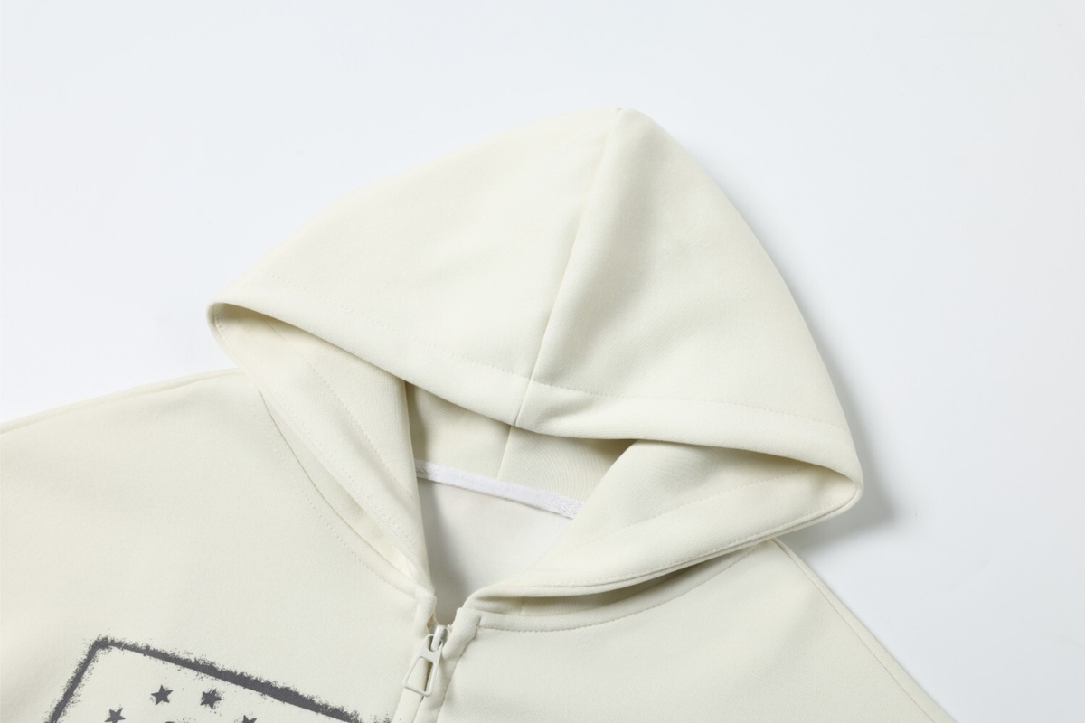 Madxmarx Vintage Flag Zip Hoodie