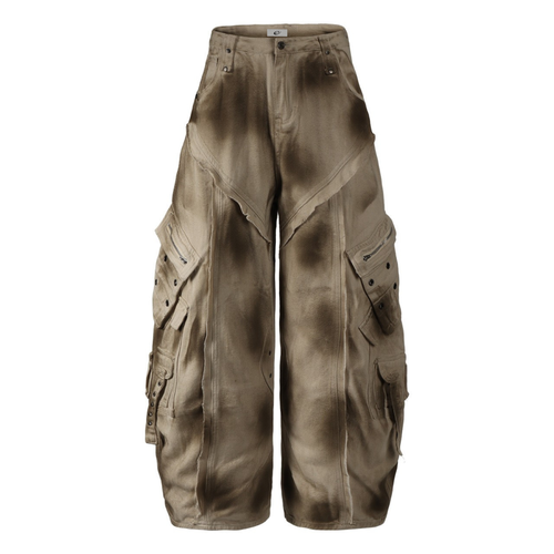 Madxmarx Cargo-Hose im Used-Look - XXS / Aprikose