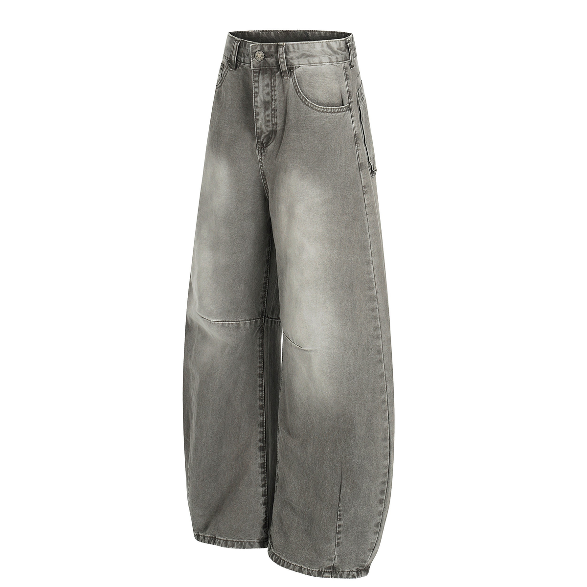 Pantalon en jean délavé gris vintage Madxmarx