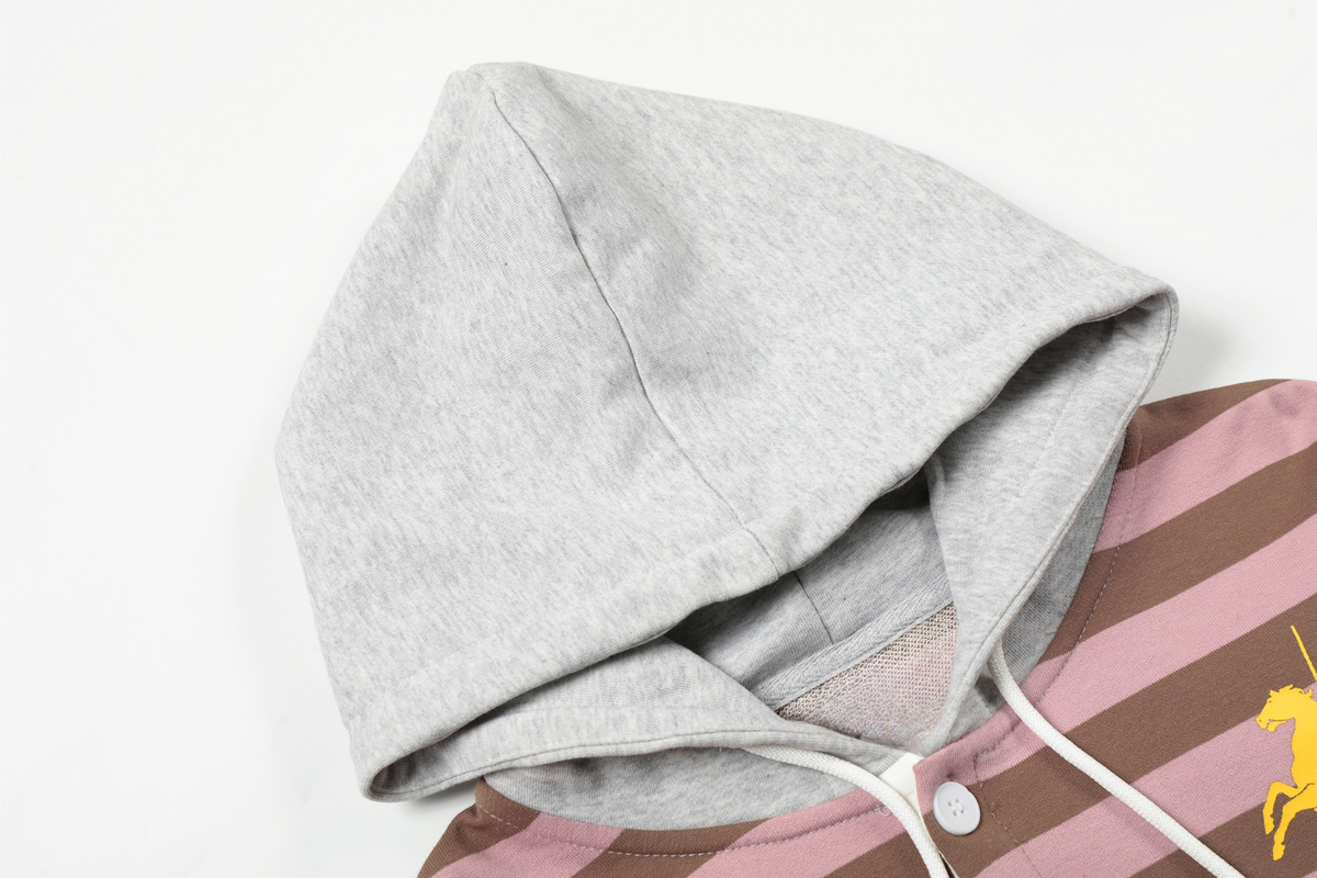 Madxmarx Striped Rugby Hoodie
