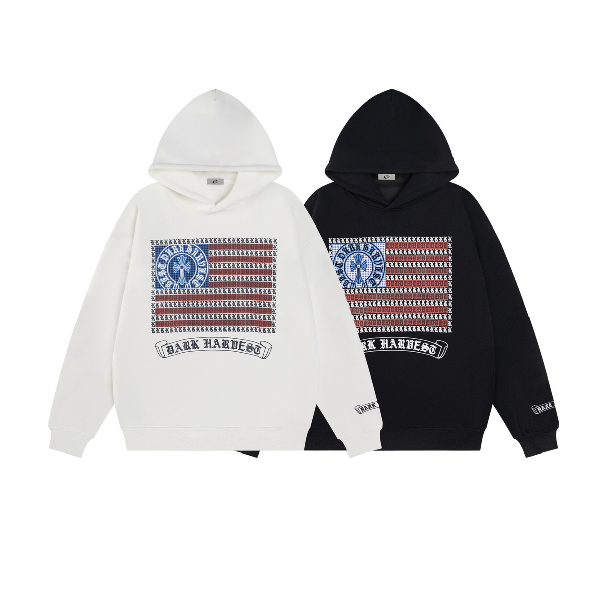 Madxmarx Flag Graphic Hoodie