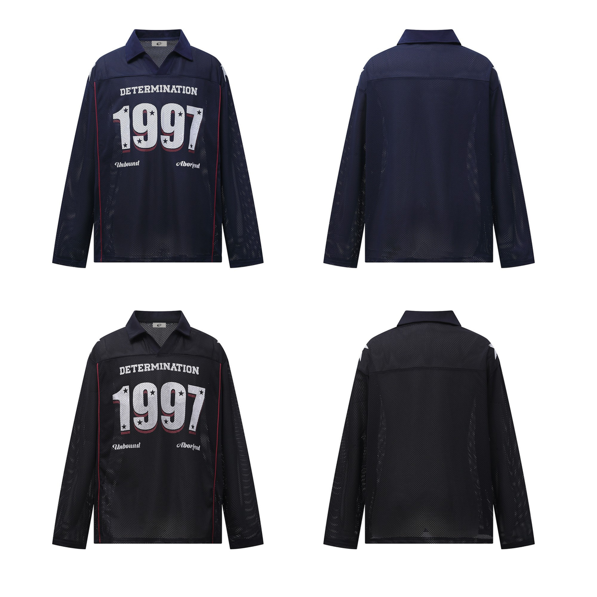 T-shirt à manches longues en mesh « 1997 Determination » de Madxmarx