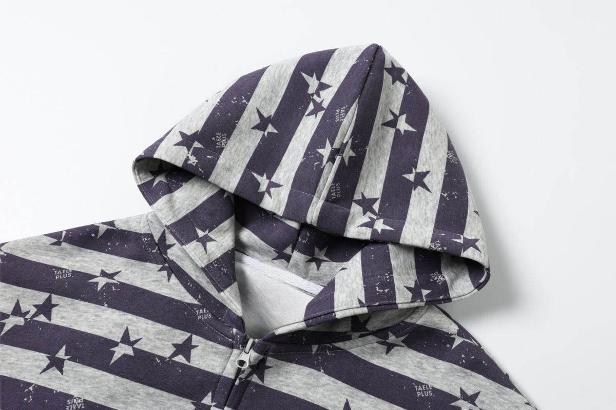 Madxmarx Zip-Up Graphic Hoodie
