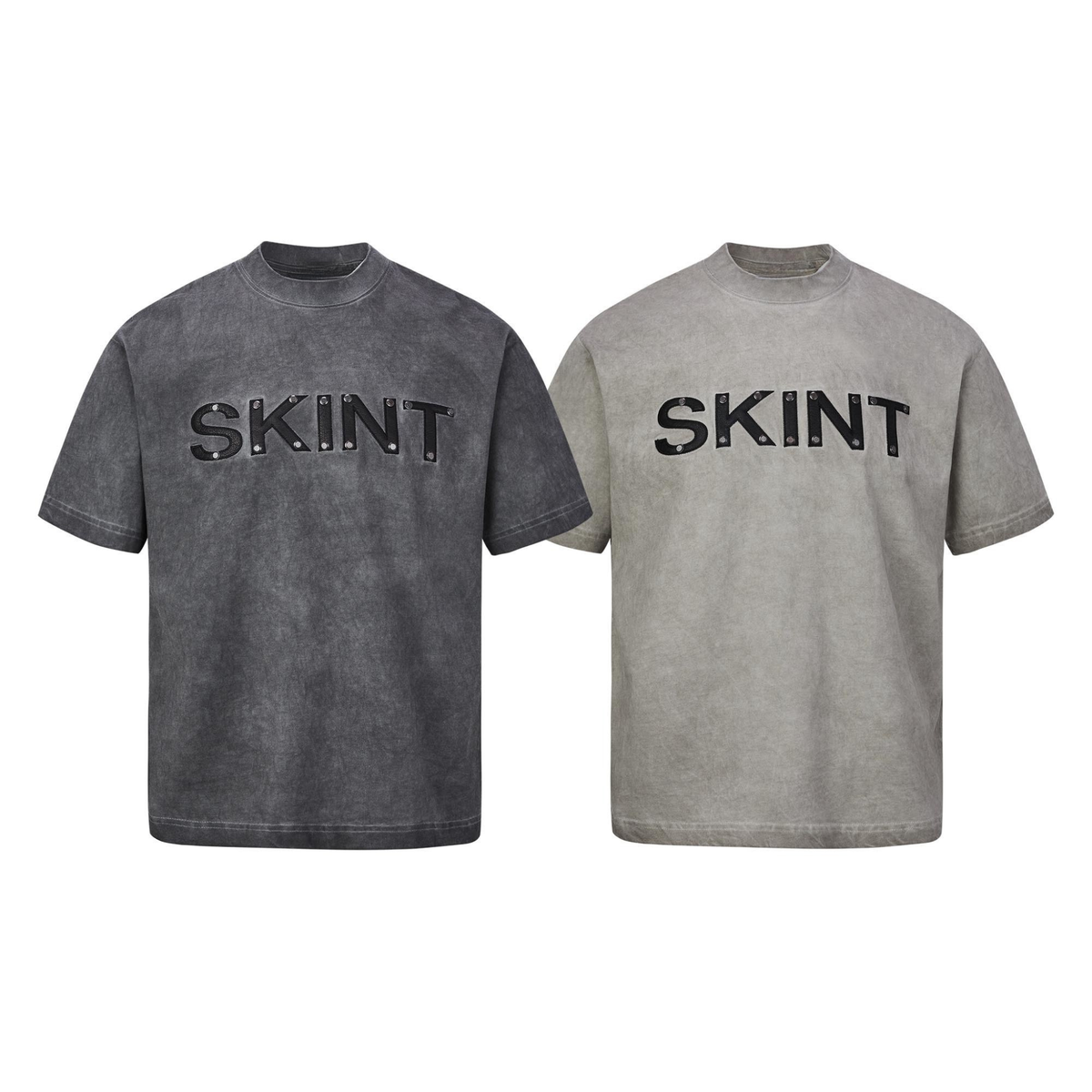 Camiseta vintage lavada “SKINT” de Madxmarx