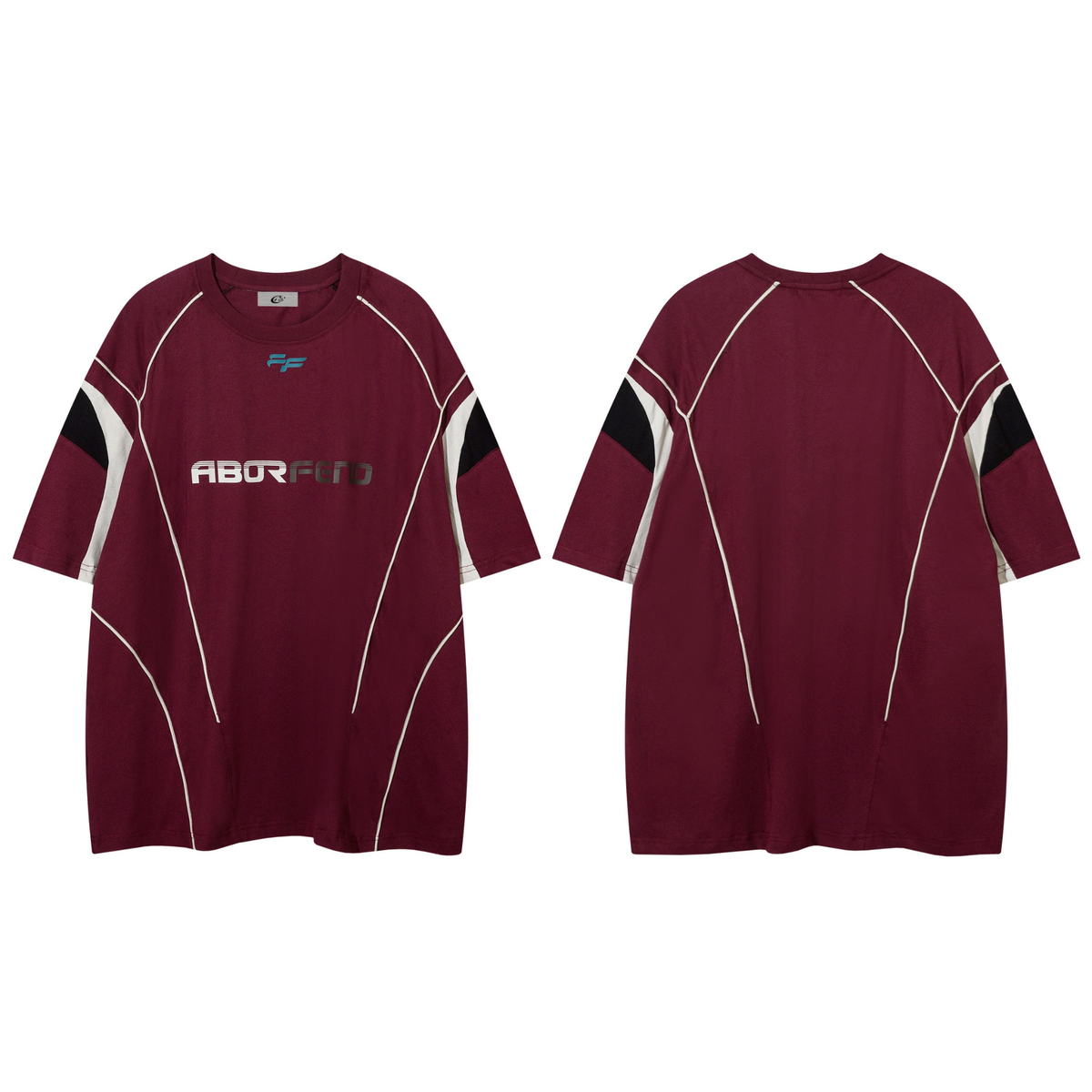 Madxmarx ABORFEND Paneled Jersey Tee