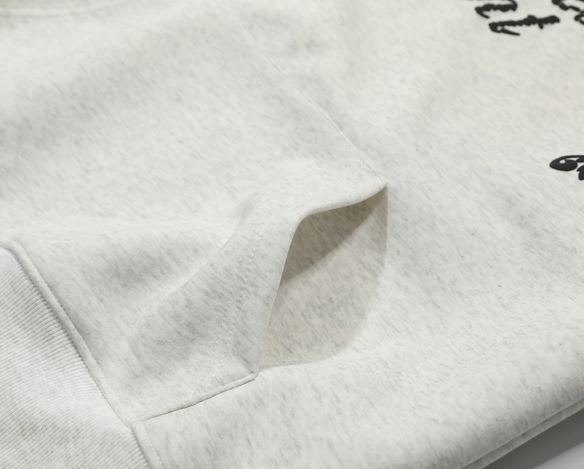 Madxmarx Embroidered Script Fleece Hoodie