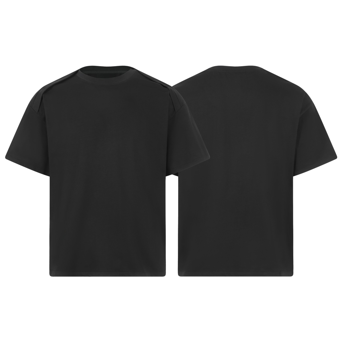 Madxmarx “Fold-Panel” Structured Short-Sleeve Tee