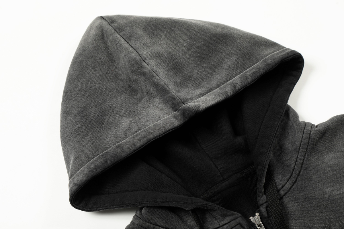 Madxmarx Gradient Graphic Zip-Up Hoodie