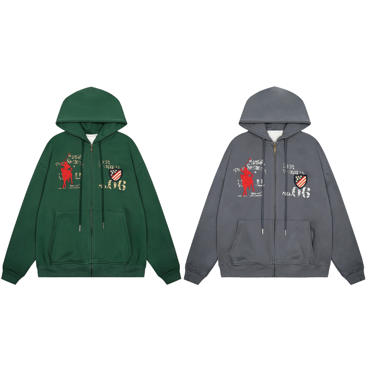 Madxmarx Athletic Blend Zip Hoodie