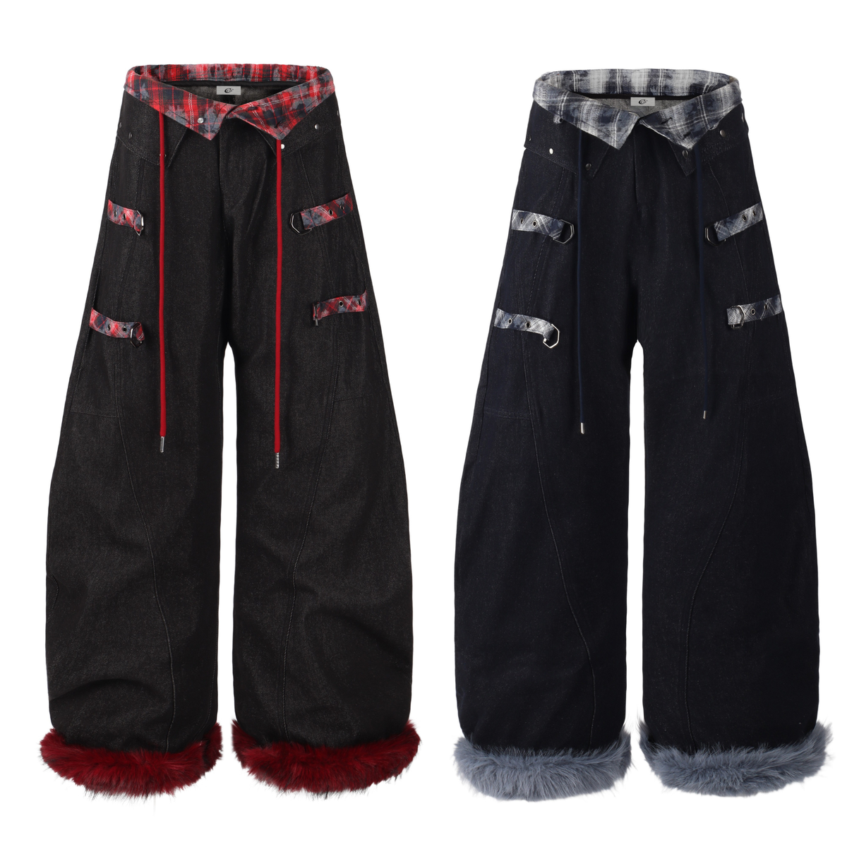 Pantalon fuselé en similicuir doublé de flanelle Madxmarx