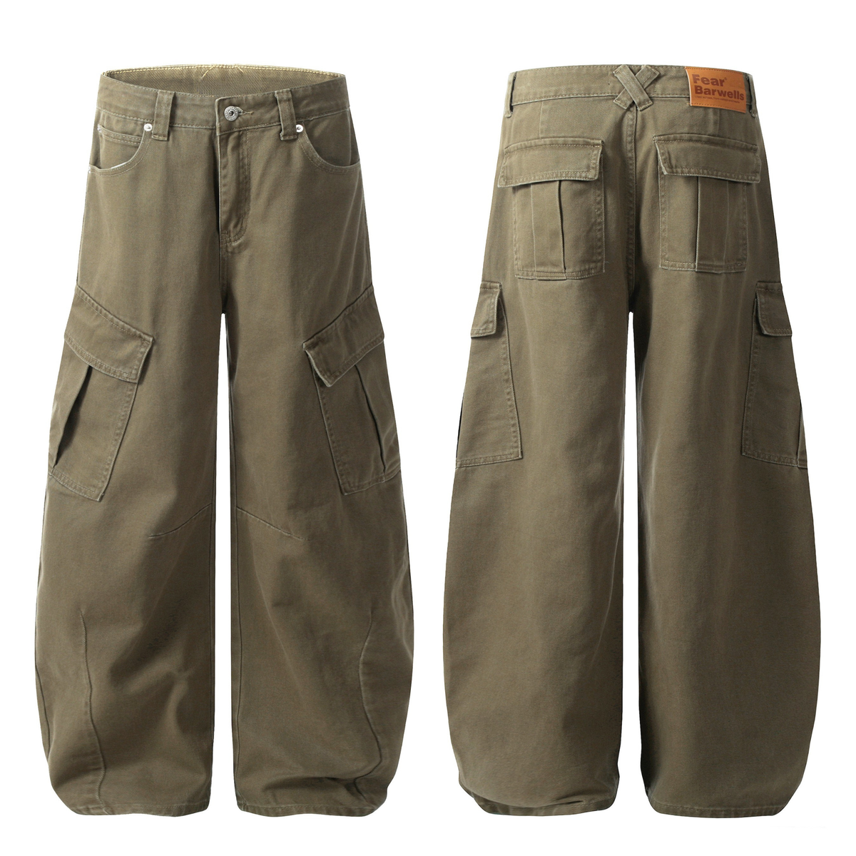 Jean cargo large à poches multiples Madxmarx