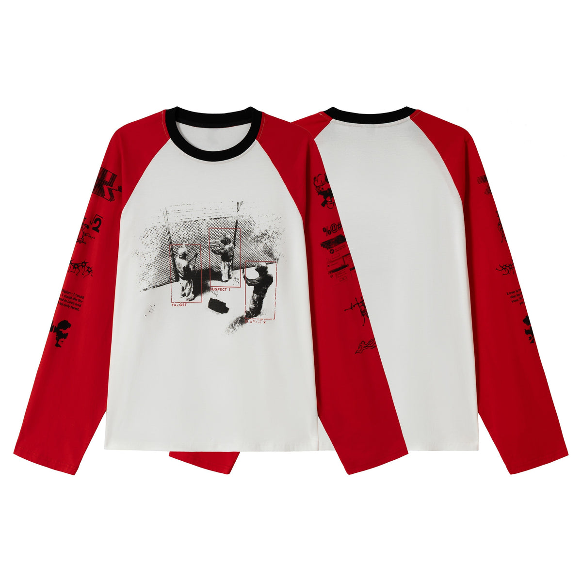 Madxmarx Graphic Raglan Long-Sleeve T-Shirt