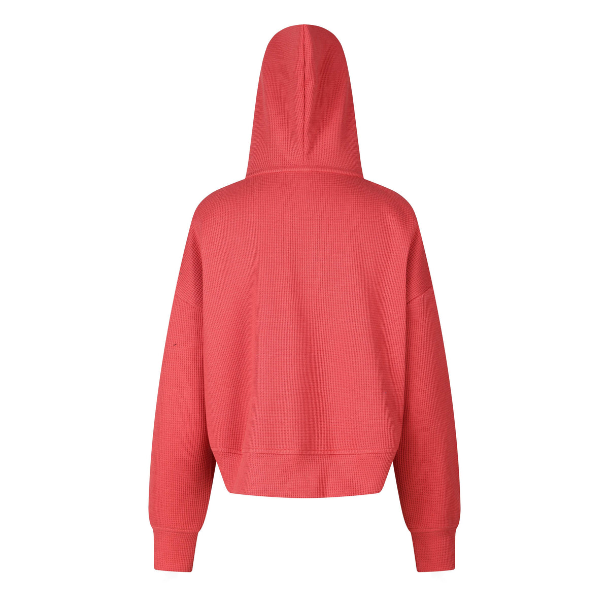 Madxmarx Waffle Knit Zip-Up Hoodie