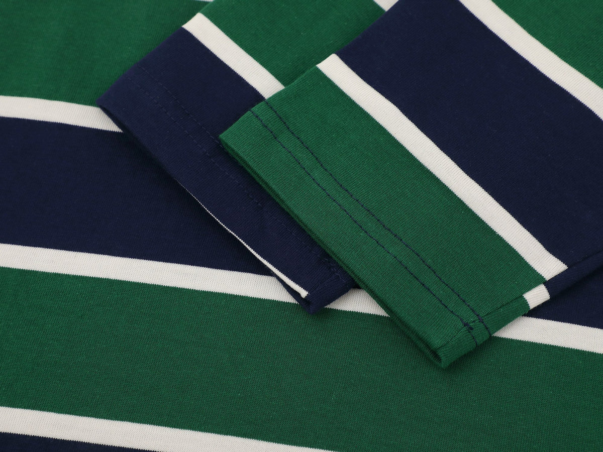 Madxmarx Striped Rugby Polo