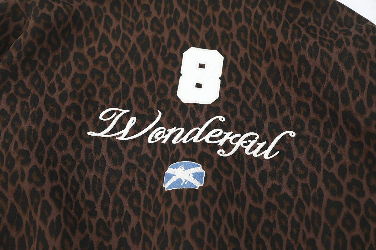 Madxmarx Leopard Crest Zip Hoodie