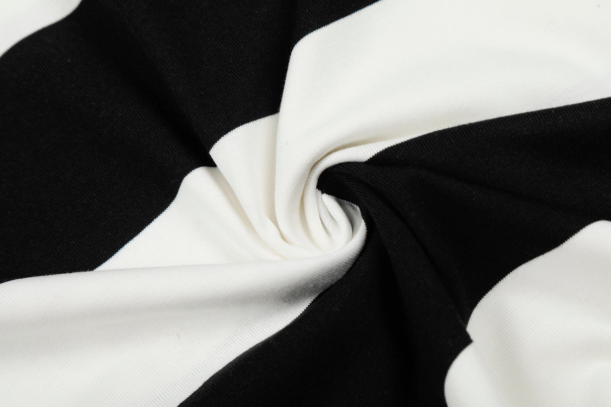 Madxmarx “Rugby Stripe Graphic Polo”