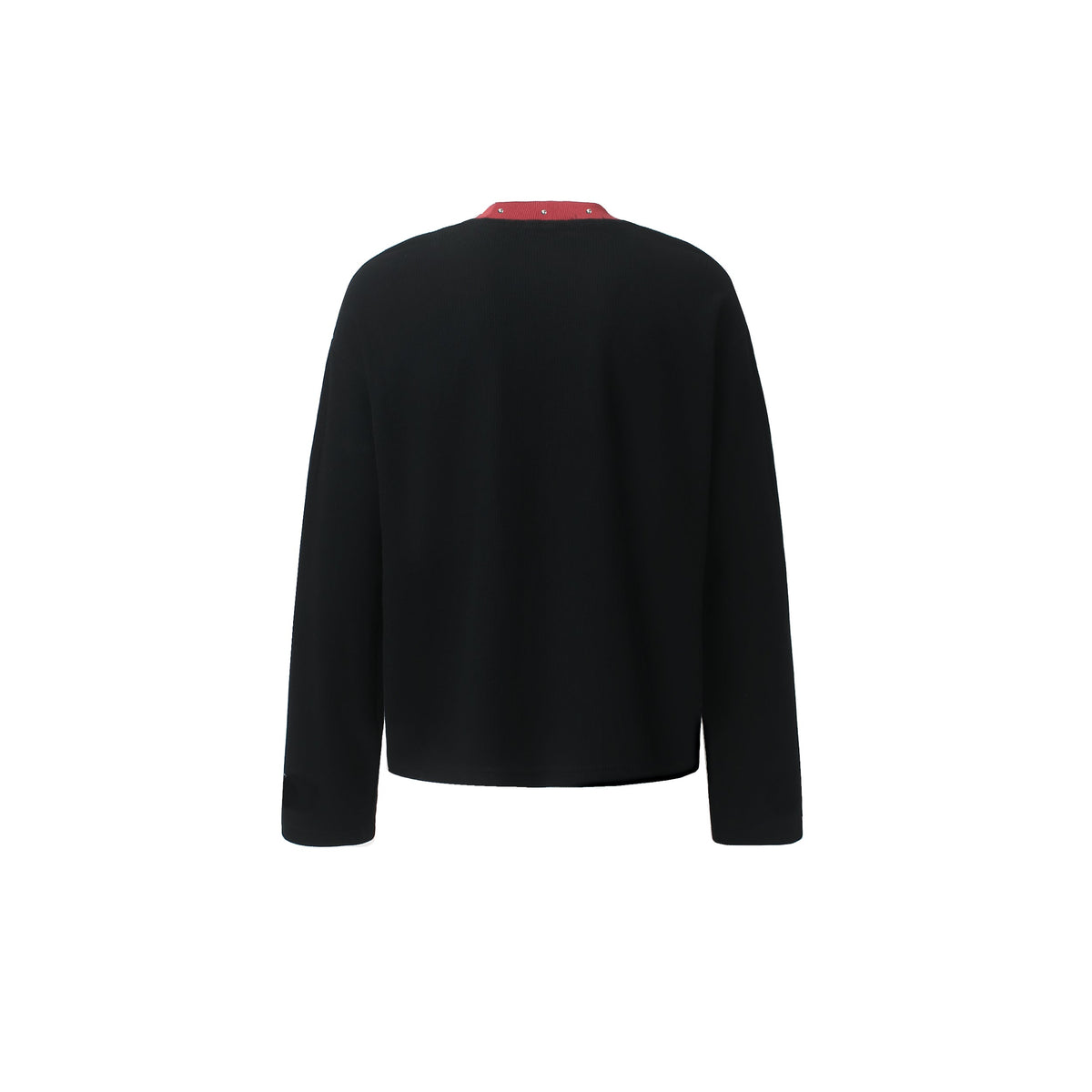 Madxmarx Vintage-Langarmshirt mit Waffelstruktur und Grafikaufdruck
