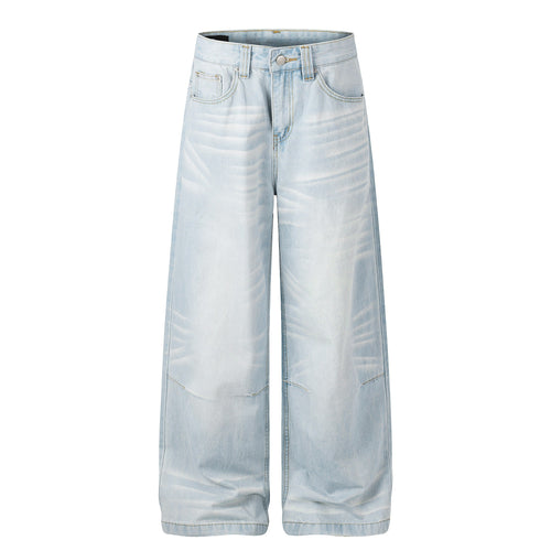 Madxmarx “Ice Wash Wide Denim” - S / Azul