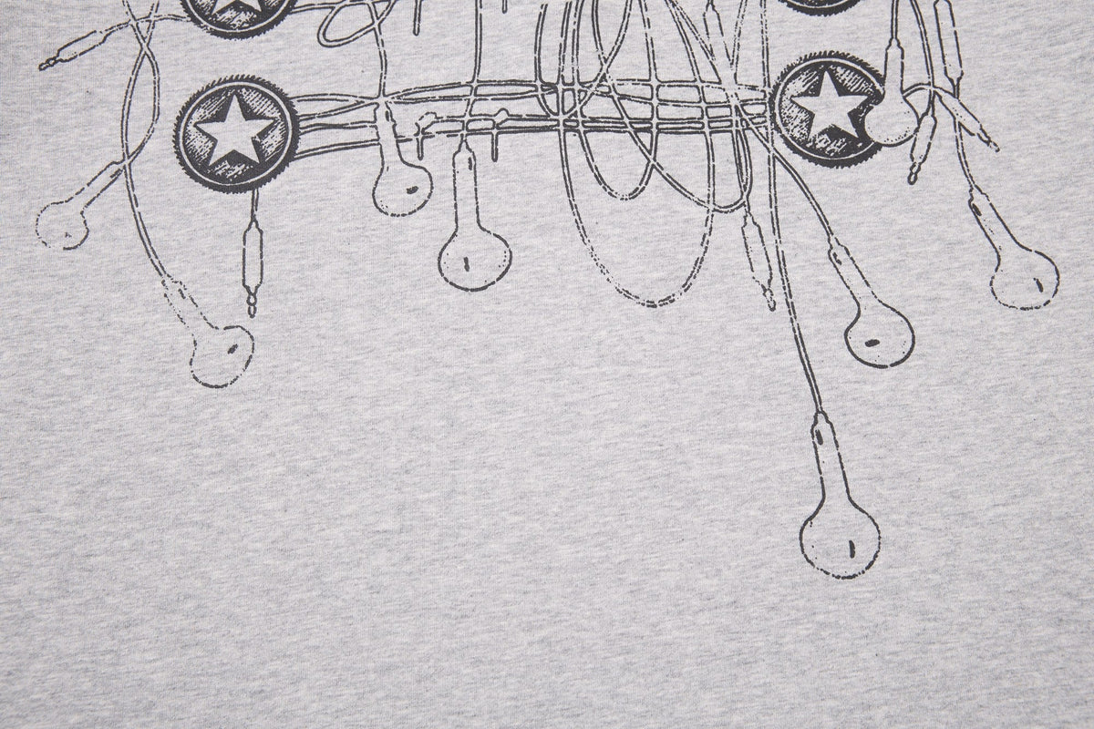 Madxmarx Star Hardware Graphic Polo Long Sleeve