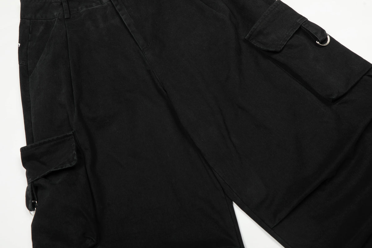 Pantalon cargo large à typographie Madxmarx